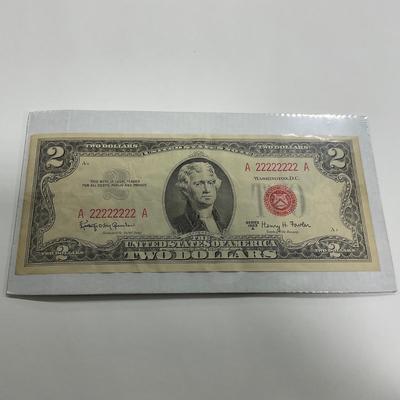-219- CURRENCY | Worlds Largest Two Dollar Bill