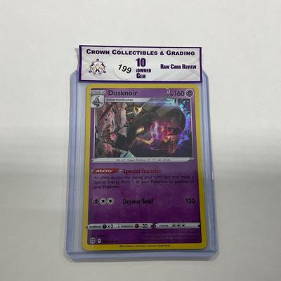-221- POKÃ‰MON | Crown Collectibles Raw Review Dusknoir Mint 10