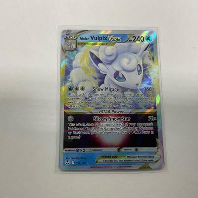 -222- POKÃ‰MON | Alolan Vuplix Vstar Card