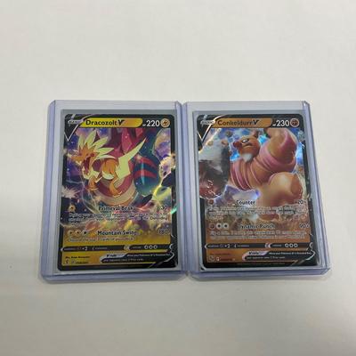 -224- POKÃ‰MON | DracozoltV, ConkeldurrV, SneaslerV, DrapionV, ZamazenlaV Cards