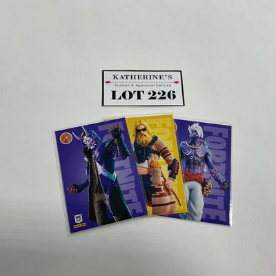-226- FORTNITE | #207 Fade, #71 Relaxed Fit Jonesy, #222 Raz Cards