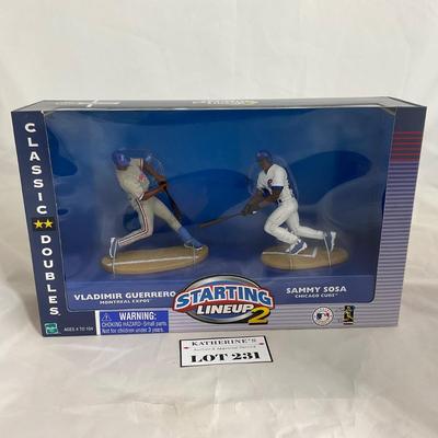 -231- SPORTS | Starting Lineup 2 Figure | Vladimir Guerrero & Sammy Sosa