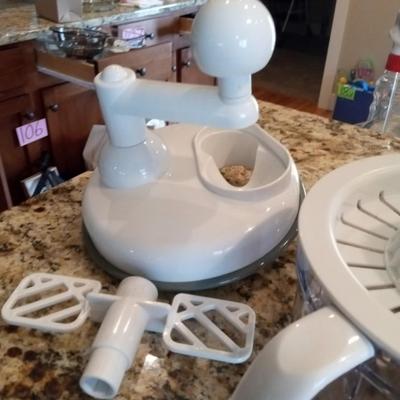 KITCHEN AID FOOD PROCESSER AND MORE