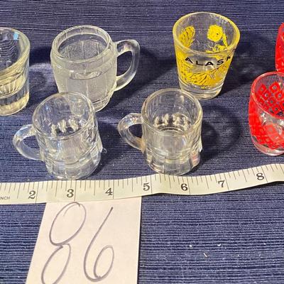Vintage Shot Glass Lot