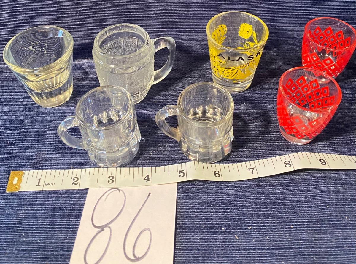 Vintage Shot Glass Lot