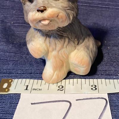 Vintage Homco Yorker Dog