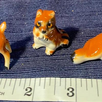 Bone China Deer, Lion and Dog