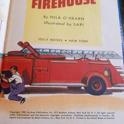2 VINTAGE CHILDREN'S FIRE DEPT BOOKS