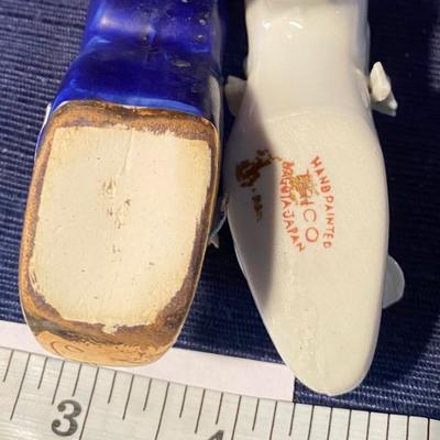 Vintage Hand Painted Deco Shoes