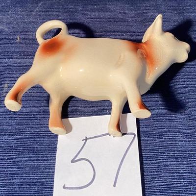 Vintage Porcelain Cow Cream Pitcher