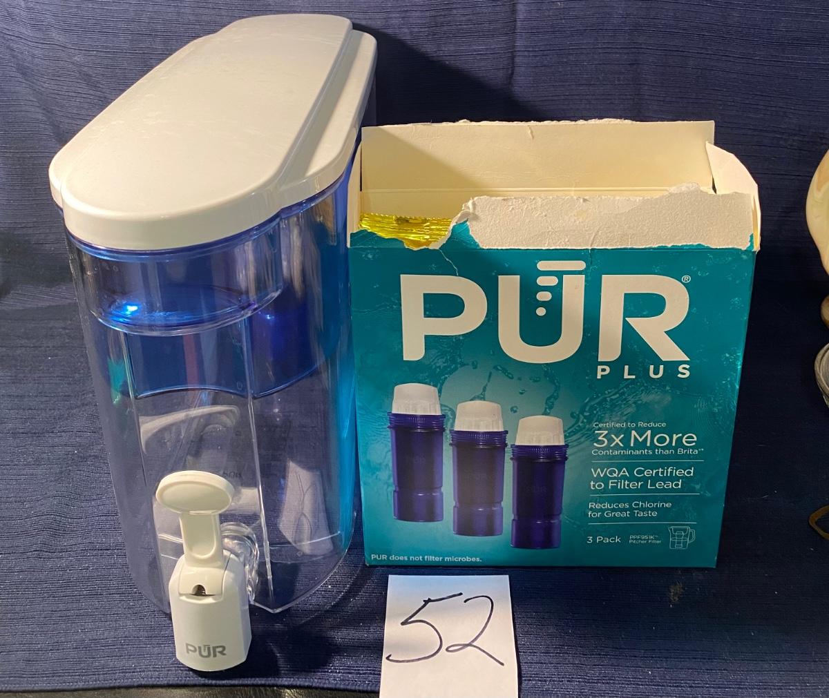 Pur Plus Water Filter w/2 Filters
