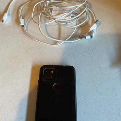 T-Mobile smart phone with cables