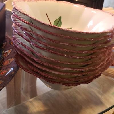 Blue Ridge Cherry dishes