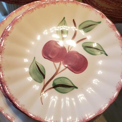 Blue Ridge Cherry dishes