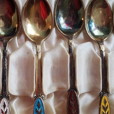 Meka Danish Sterling Silver Demitasse spoons