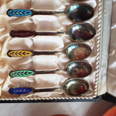 Meka Danish Sterling Silver Demitasse spoons