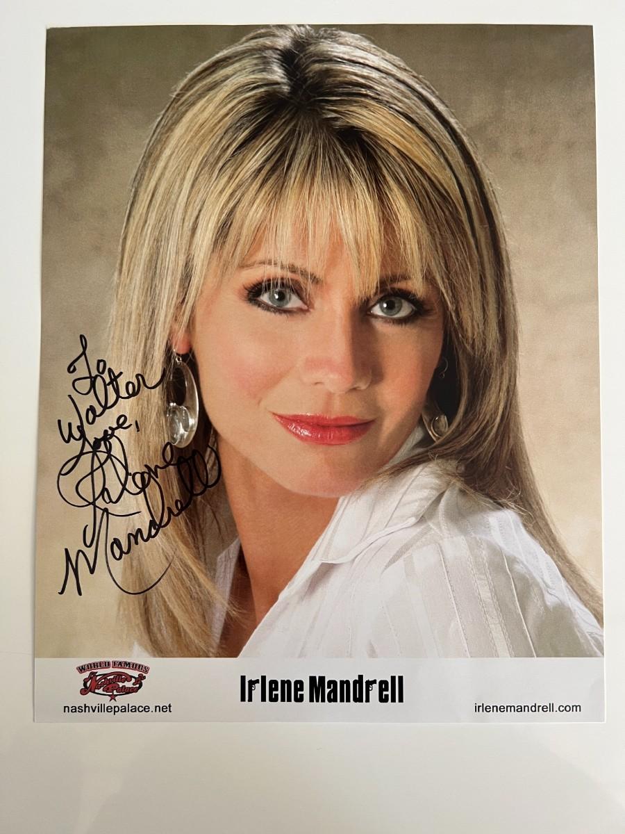 Irlene Mandrell signed photo | EstateSales.org