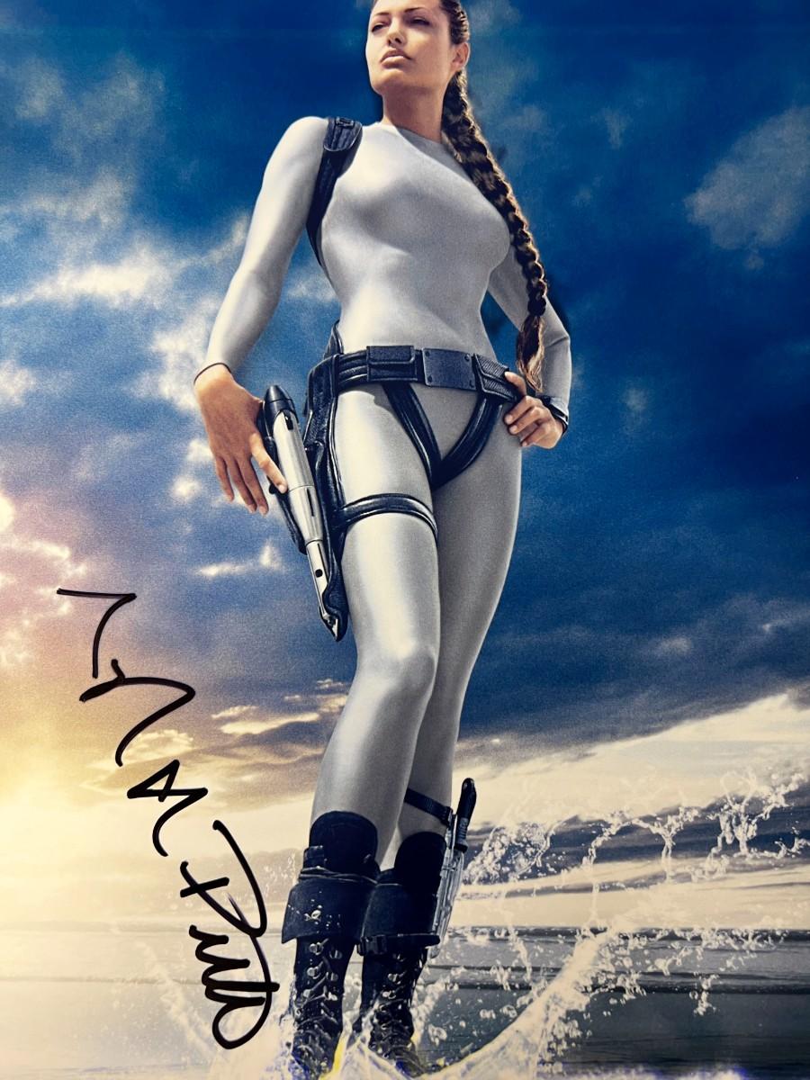 Lara Croft: Tomb Raider Angelina Jolie signed movie photo | EstateSales.org