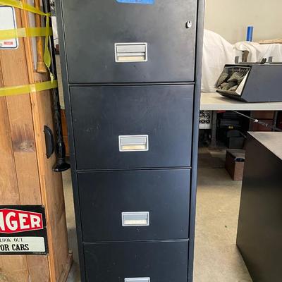 Lot 65 - Schwab 5000 fire proof, file cabinet, 4 drawers