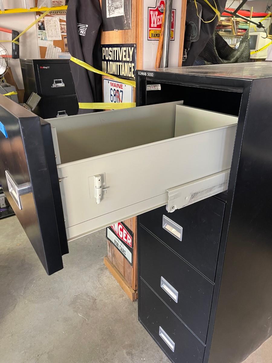 Lot 65 Schwab 5000 fire proof, file 4 drawers