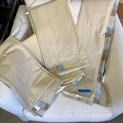 Lot 69 - 4 Curtain Panels, professionally cleaned