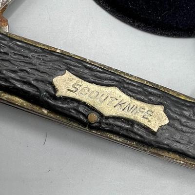 Vintage Boy Scout Knife Camillus Cutlery New York Folding Pocket Utility Survival Knife