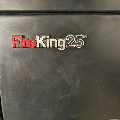 Lot 74 - FireKing 25 File cabinet, 4 draws, Fireproof