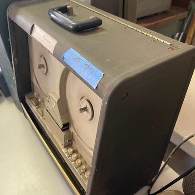 Lot 77 - Vintage TDC Steretone, Tape Recorder