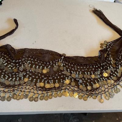 Vintage Belly Dancing Hip Scarf.