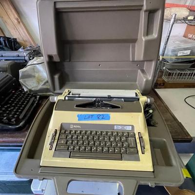 Lot 82 - Royal Typewriter with case