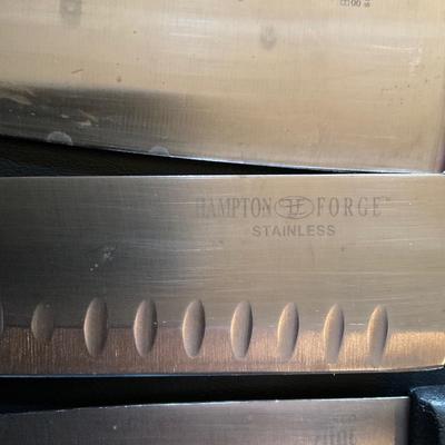 Knives and block