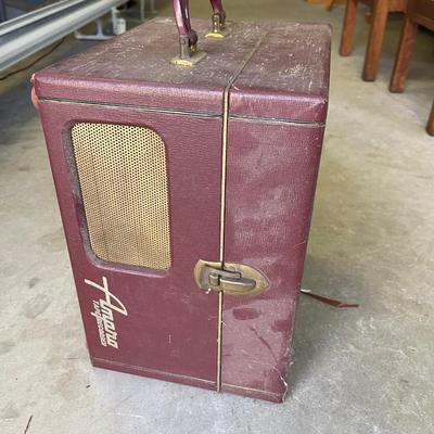 Lot 93 - Ampro Vintage portable tape recorder with traveling case