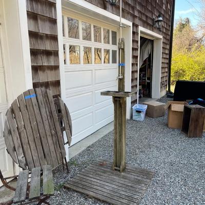 Lot 98 - Fun Outdoor Shower and Bistro Patio Set