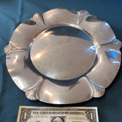 VINTAGE ROGERS SILVER PLATE PLATTER TRAY