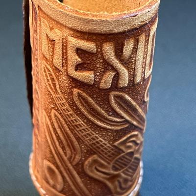 ODD LONG TOE TOOLED LEATHER BOOT MEXICO