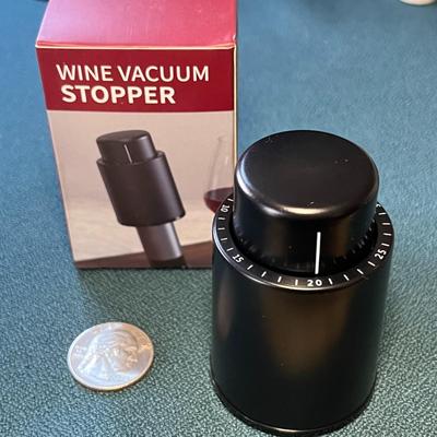 WINE STOPPER VACUUM NEW IN BOX NUMBERED DIAL