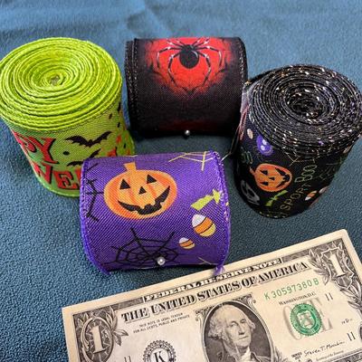 HALLOWEEN STREAMERS 4 ASSORTED