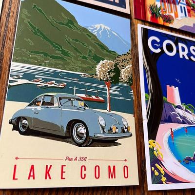 VTG LOOK TRAVEL AD CARDS- SOUTHERN EUROPE