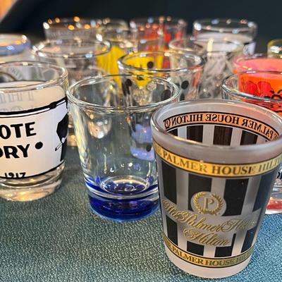 SHOT GLASS COLLECTION 17 PC.