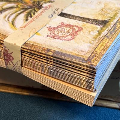 BOTANICAL STATIONERY NOTE CARD SET OF 20