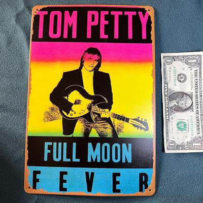 COLORFUL METAL SIGN PLAQUE TOM PETTY
