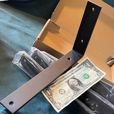 10â€ STURDY STEEL BRACKETS SET OF 4