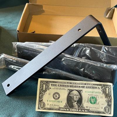 10â€ STURDY STEEL BRACKETS SET OF 4
