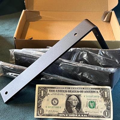 10â€ STURDY STEEL BRACKETS SET OF 4