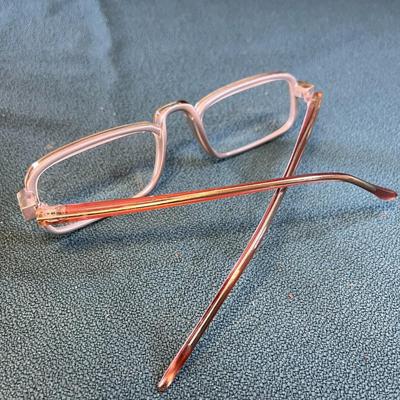 DR DEAN ADELL READERS +3.00 ROSE GOLD/GREY