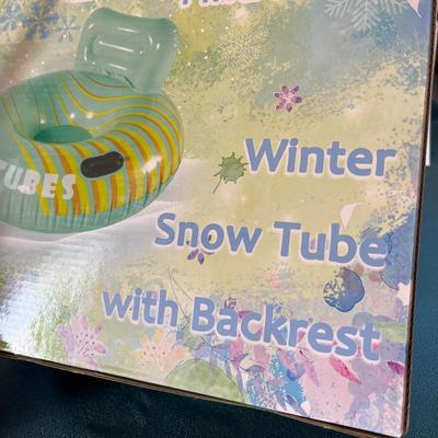 SNOW WATER TUBE WITH BACKREST & HANDLES