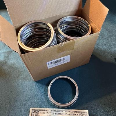 CANNING JAR BANDS WIDE MOUTH 24 COUNT