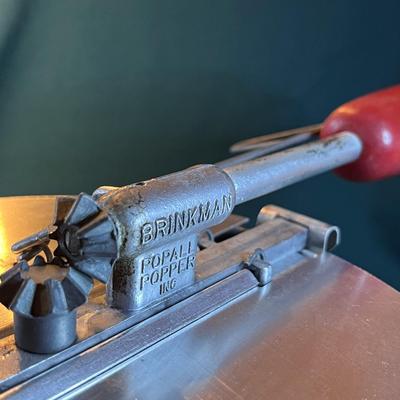 ANTIQUE POPCORN POPPER â€œBRINKMAN POP ALLâ€