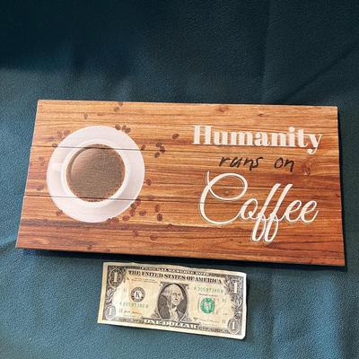 WOOD COFFEE SIGN