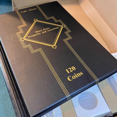 COIN COLLECTION DISPLAY BOOK N.I.B.